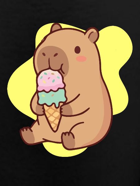 Capybara Eiscreme Traum