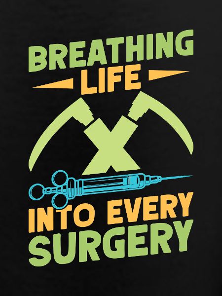 Anesthesiologist Breathing Life Anesthesia