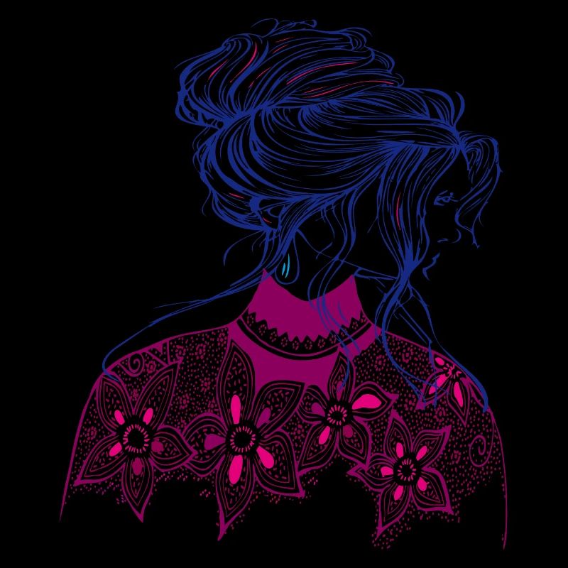 Mädchen Illustration