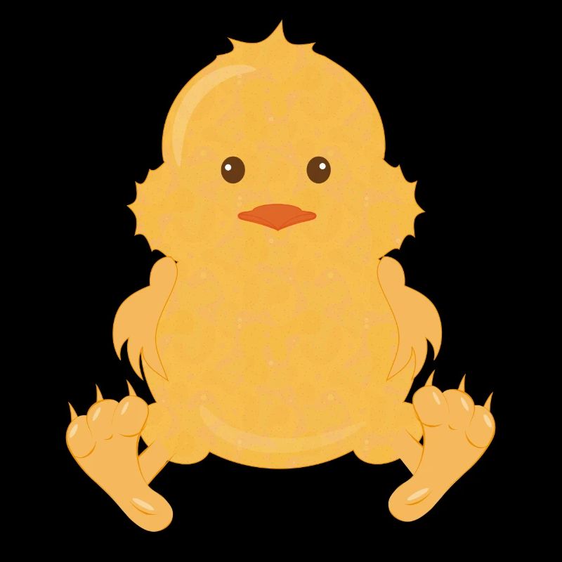 Oh comme c’est doux! Un poussin nouvellement éclos