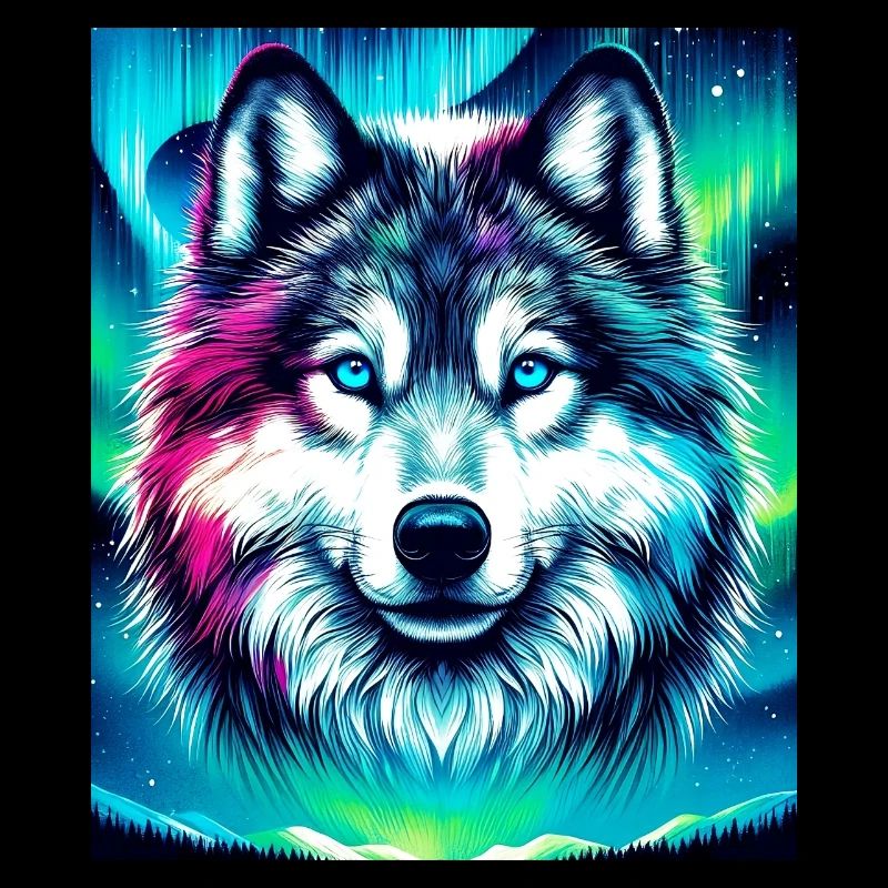 Wolf Husky Dog