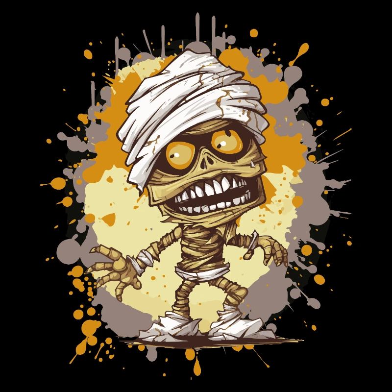 Mummy in splatter look