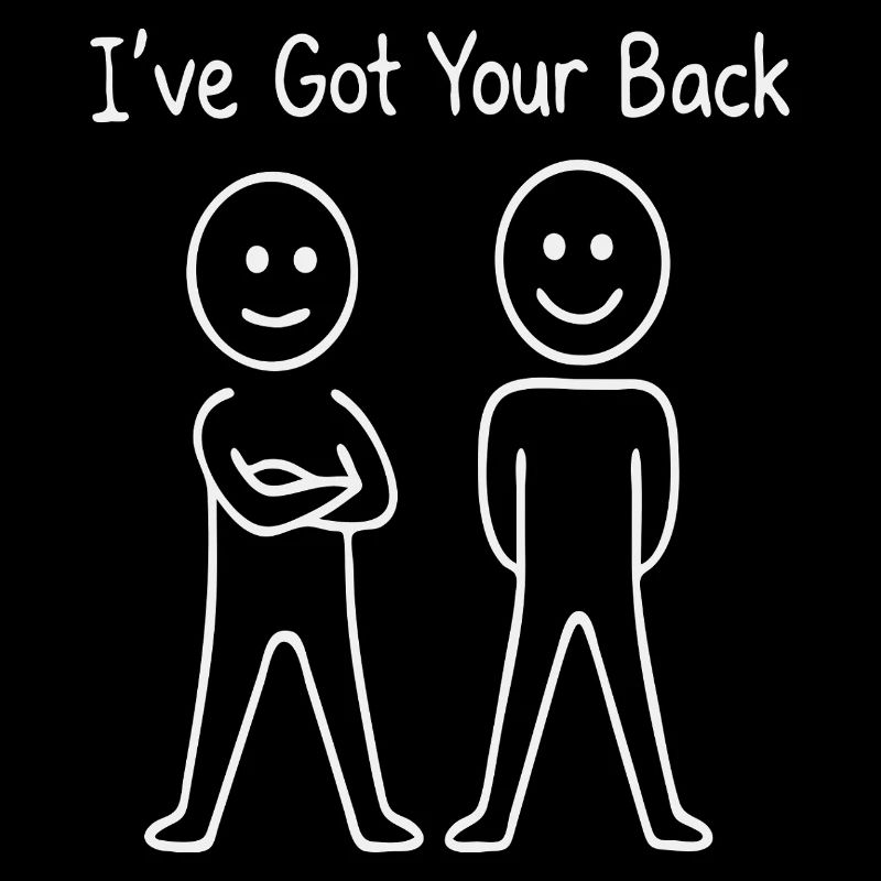 Ich stehe hinter dir: Support-Duo