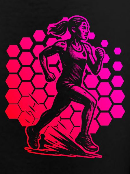 Modern Running Artwork