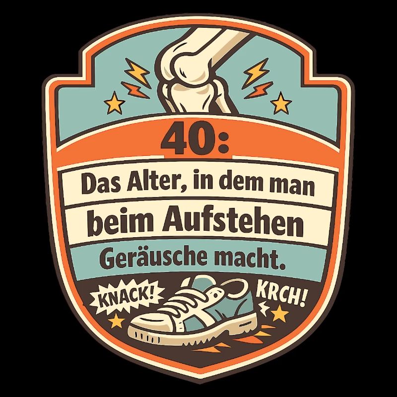40 Das Alter Beim Aufstehen Geräusche