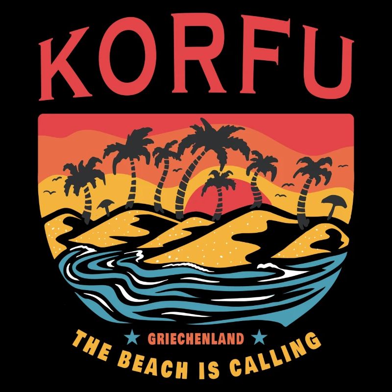 Corfou Grèce Beach Design