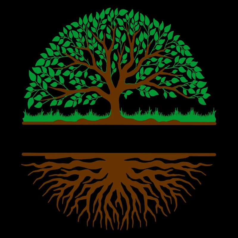 Tree with roots banner 3