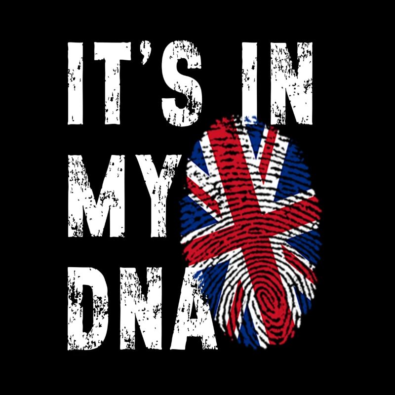 C’EST DANS MON ADN Drapeau britannique Angleterre Royaume-Uni Grande-Bretagne