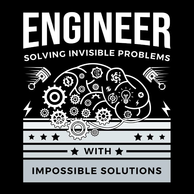 ENGINEER – Solving Invisible Problems T-Shirt