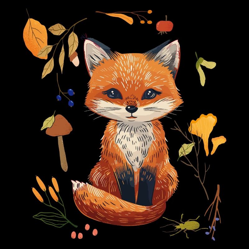Fox in the forest