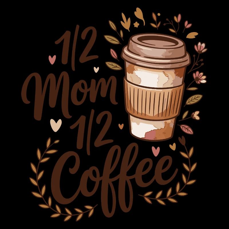 Mutter Koffein Halb Mama Halb Kaffee