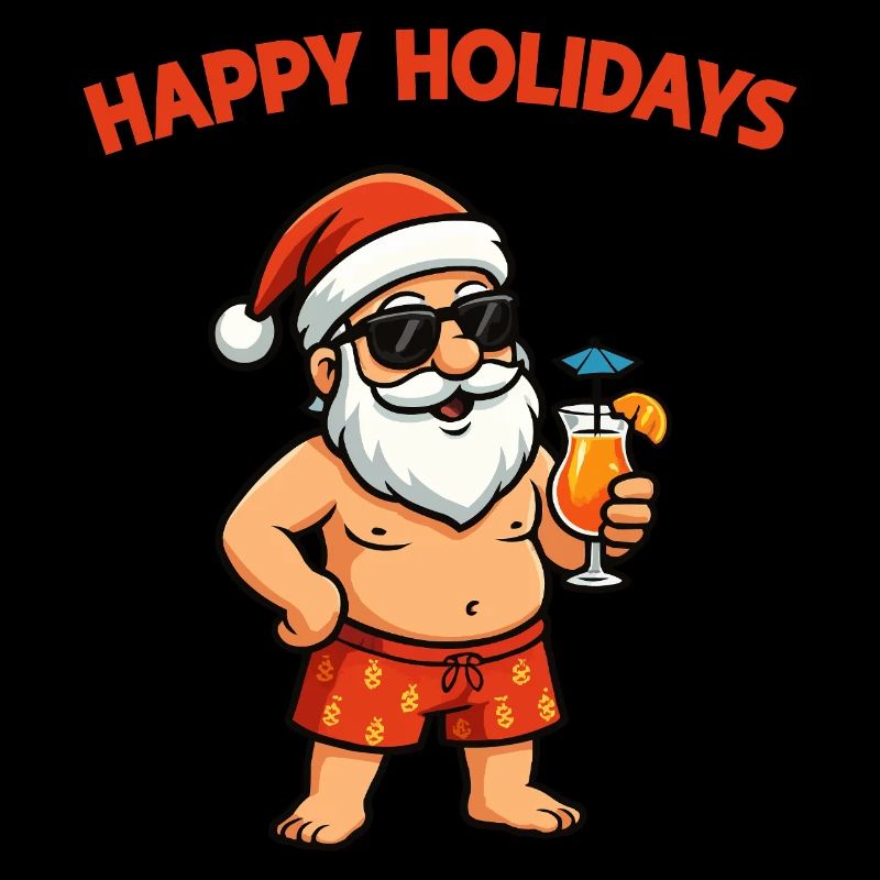 SunSanta Beach Vacation Motif