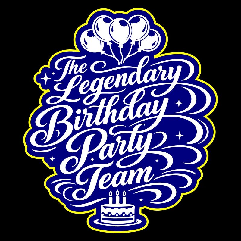 Équipe d’anniversaire qui dit