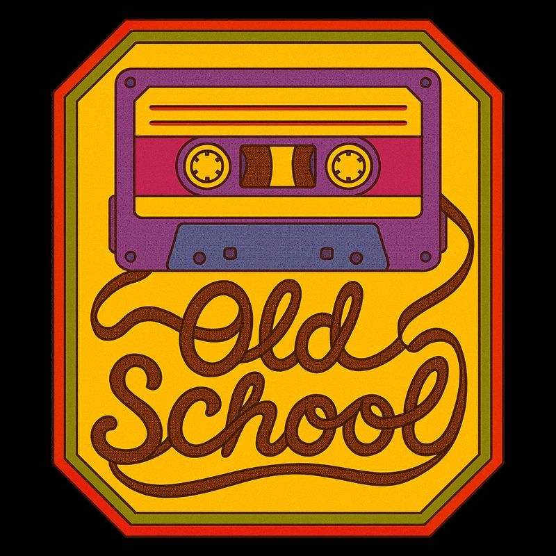 Old School Cassette Retro Patch