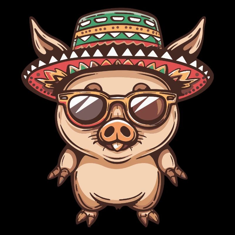 Pig Sombrero Wild Boar