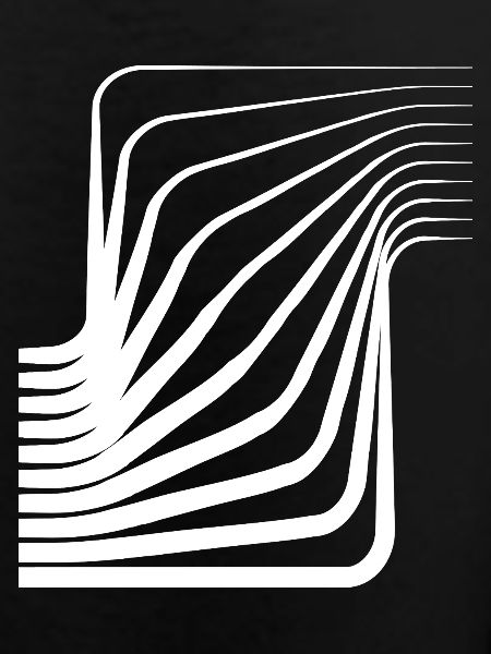 Monochrome Curved Waves