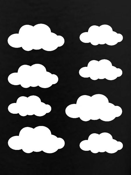 White clouds