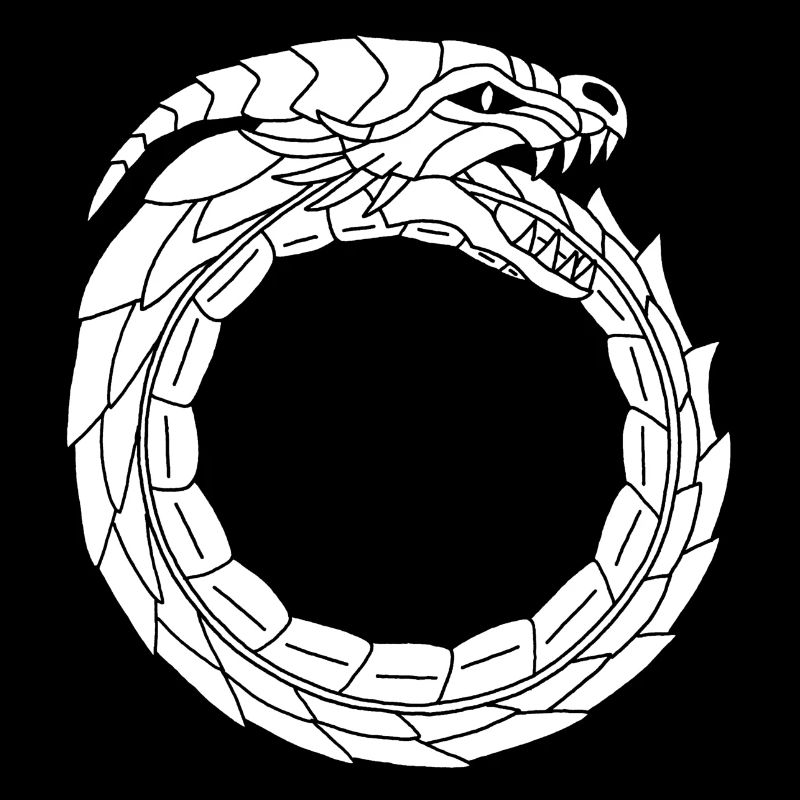 Dragon blanc dévoreur