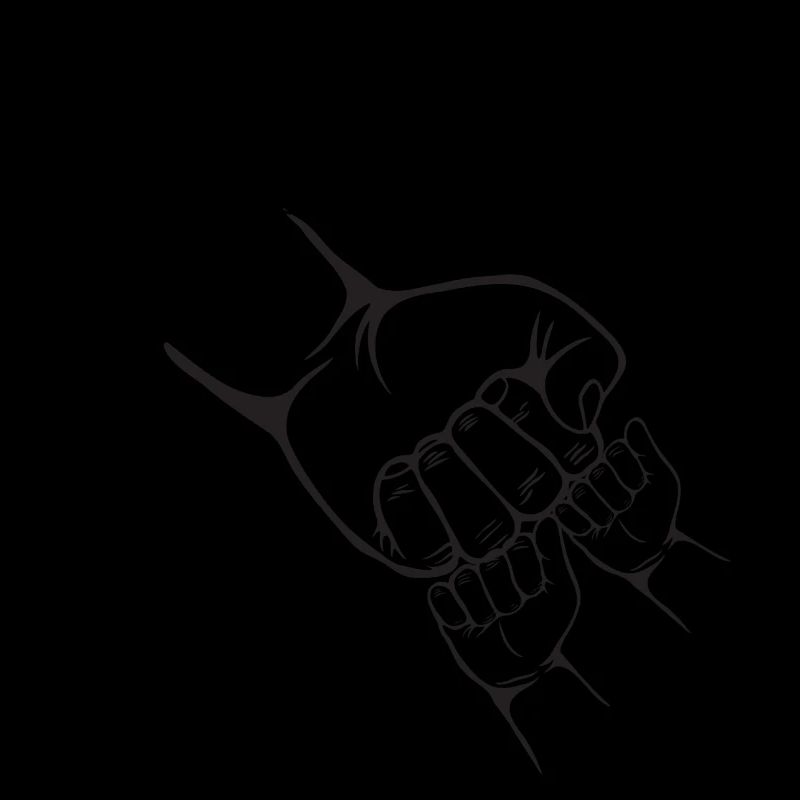 Custom Dad 2 Child Personalized