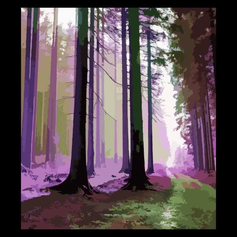 Forêt de nuages hantée