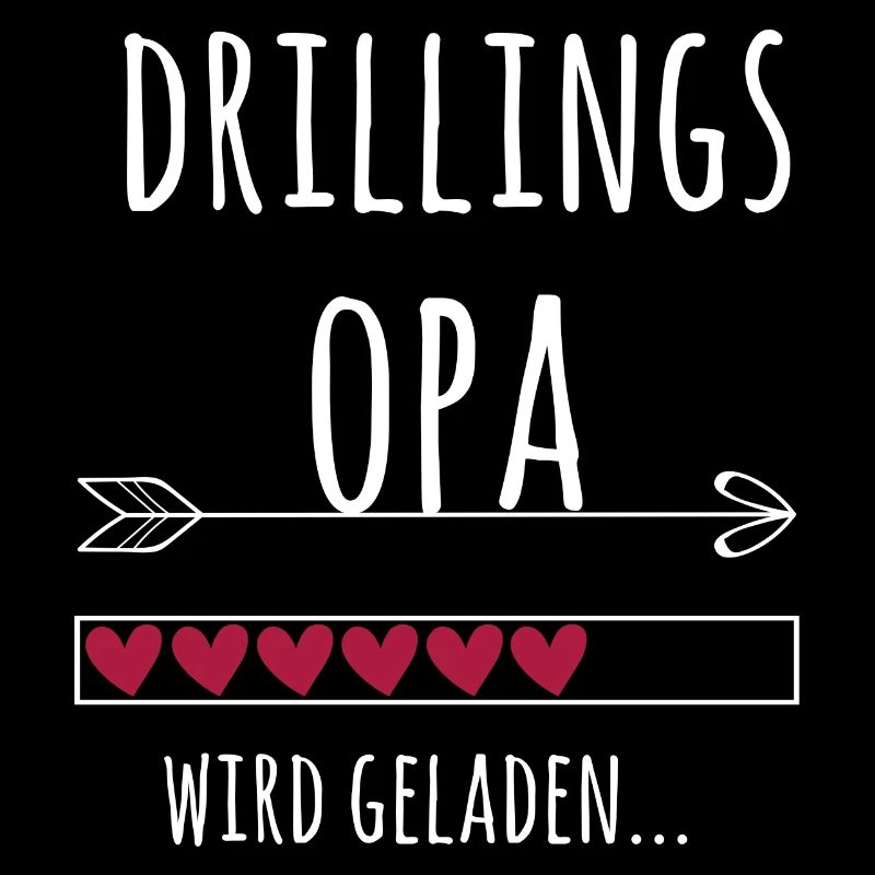 werdender Opa Drillinge Schwangerschaft Geschenk