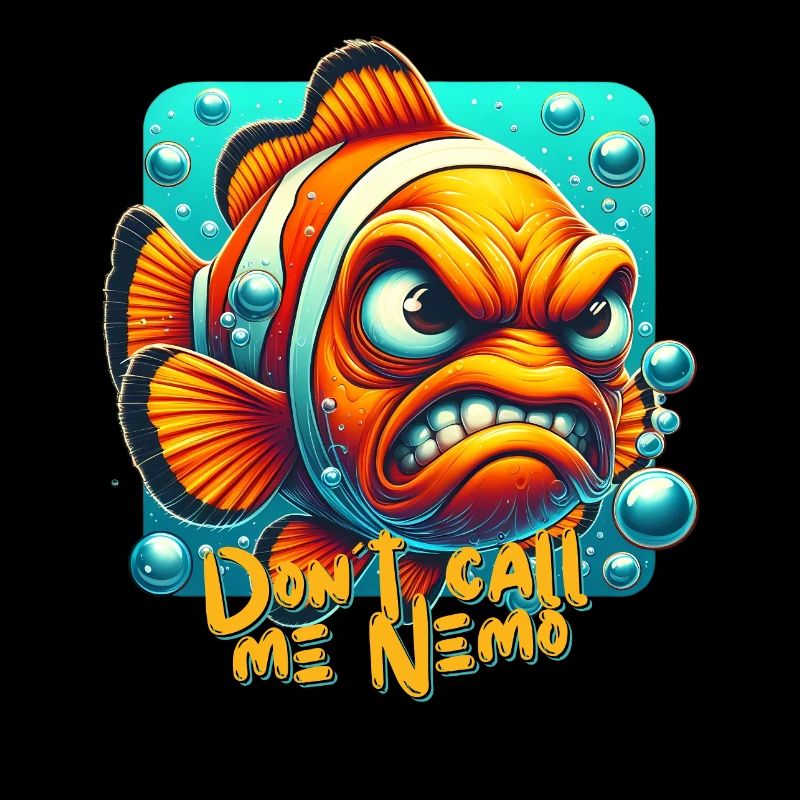 Wütender Clownfisch - Don`t call me Nemo