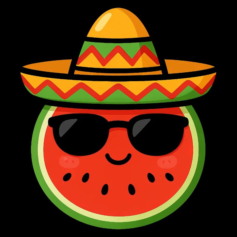 Kawaii Melone Wassermelone Cinco de Mayo Cool