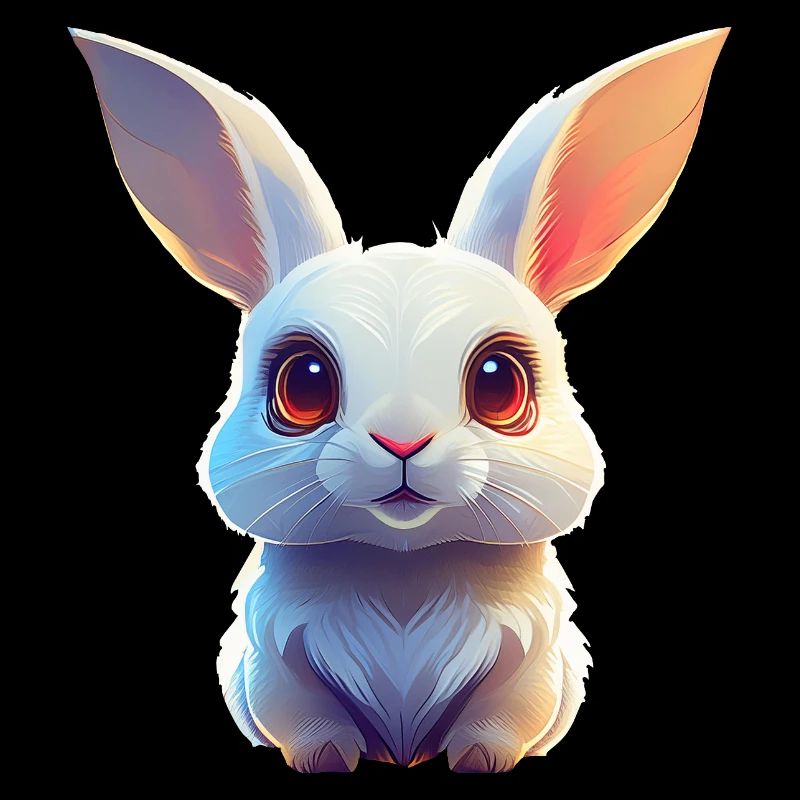 White cuddly bunny