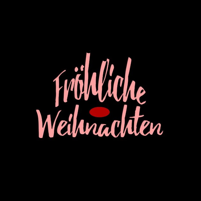 Fröhliche Weihnachten Rosé Script