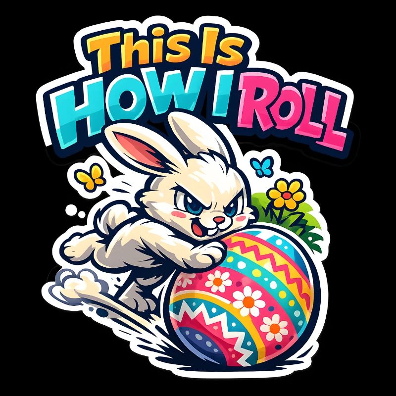 This is how I roll Bunny Bunny Spring