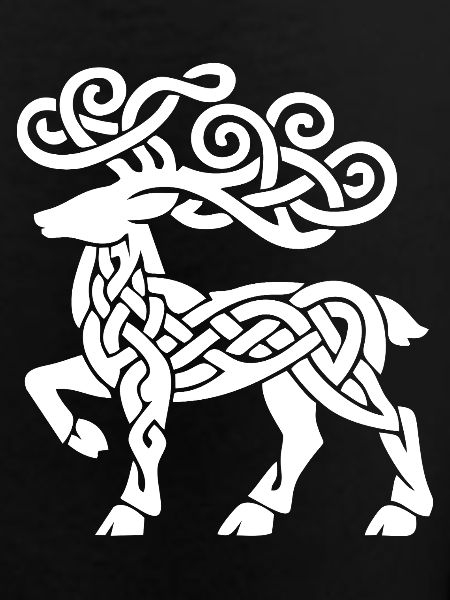 Celtic Knotwork Deer