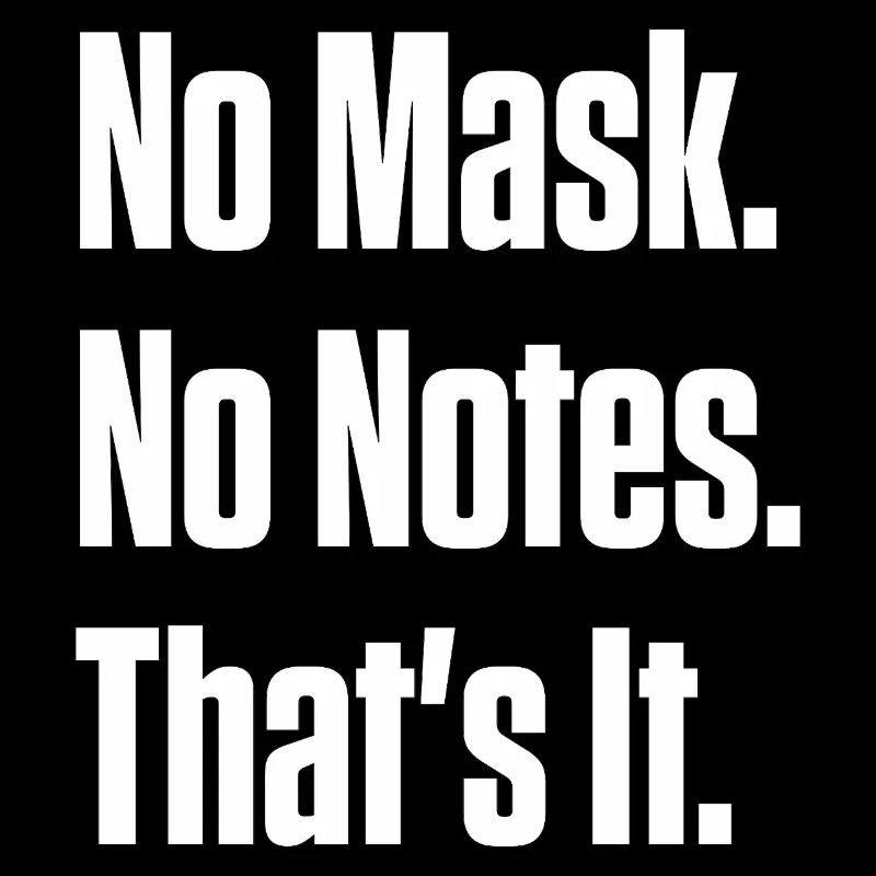 Pas de masque Pas de notes Orgueil neurodivergent