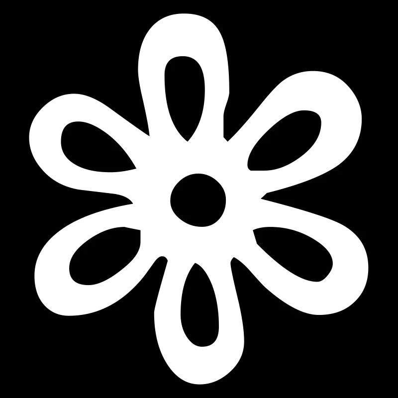 Ornament oder weisse Blume (Vectorgraphic)