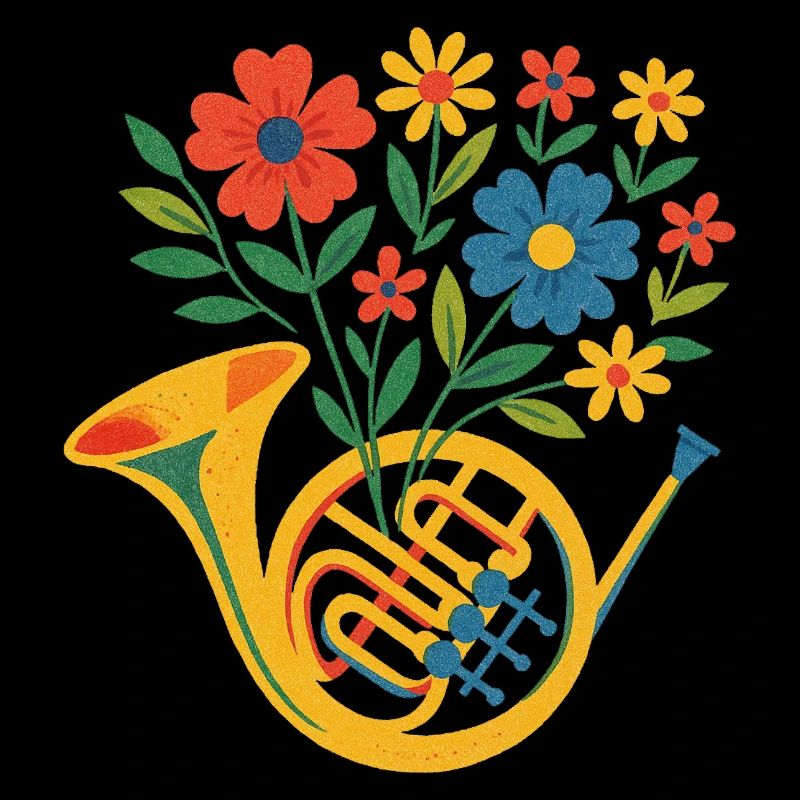Floral Horn Bouquet