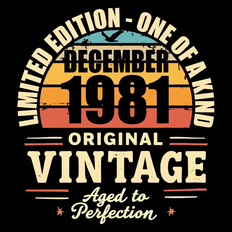fête d anniversaire décembre 1981 - december 1981