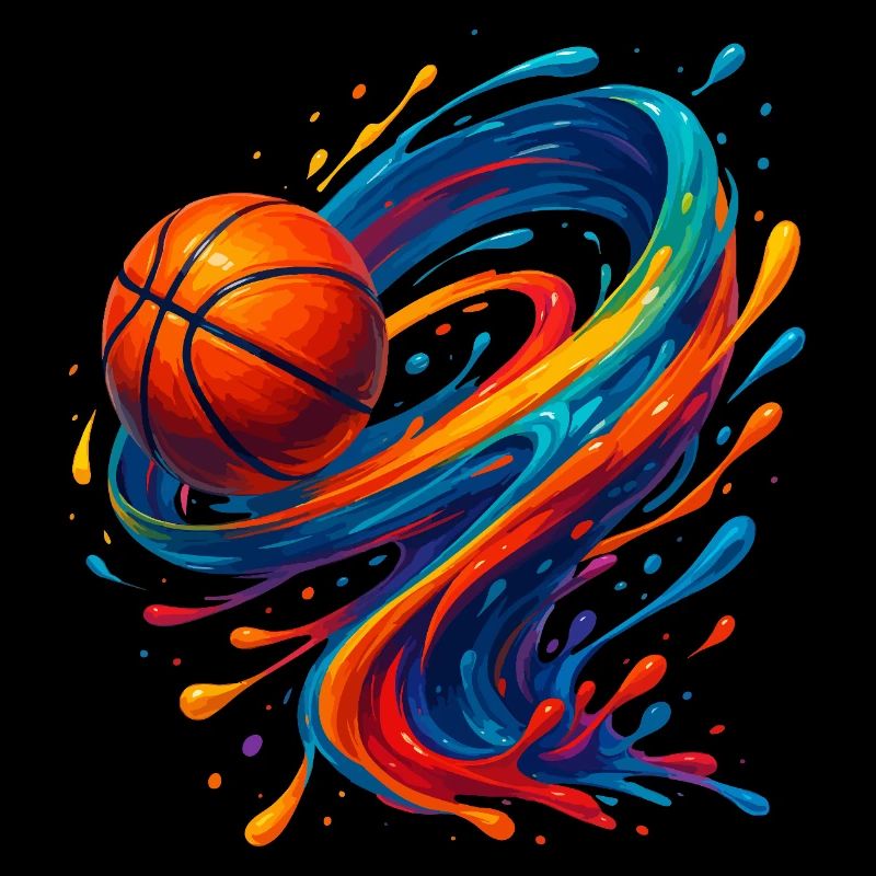 Éclaboussure de basket-ball Vibrant Orbit