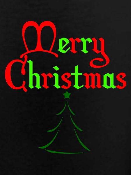 Merry Christmas Gothic Tree