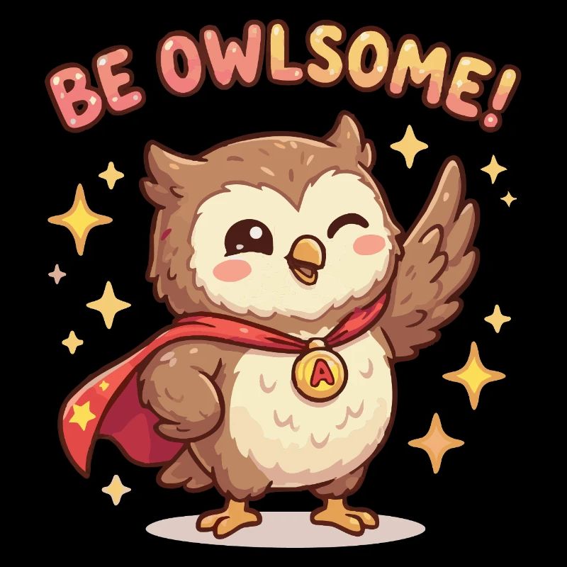 Be Owlsome Superhelden-Eule