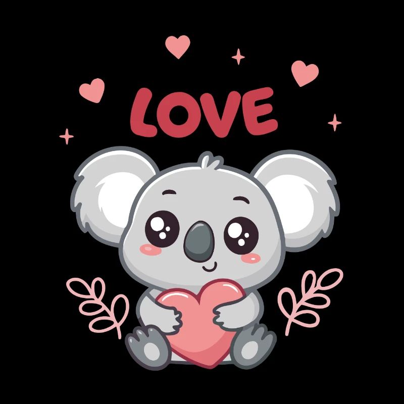 Koala Coeur Love Doux