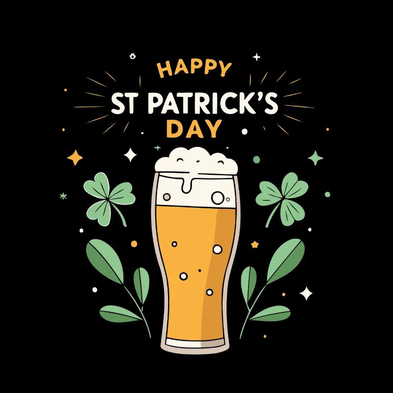 Saint Patrick Bière Festive