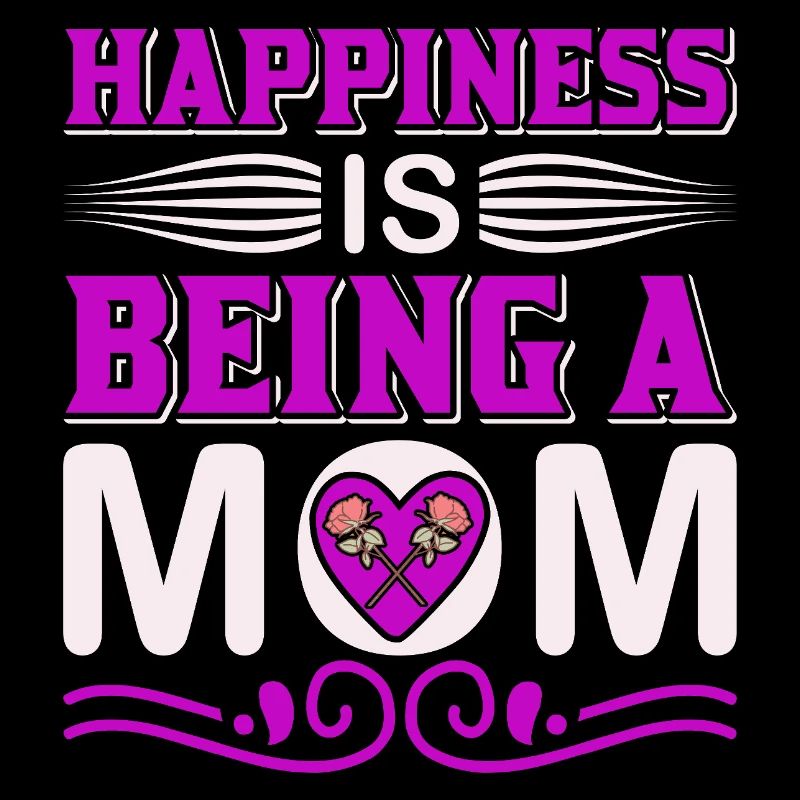 Glück ist, eine Mutter zu sein Mutterschaftsshirt