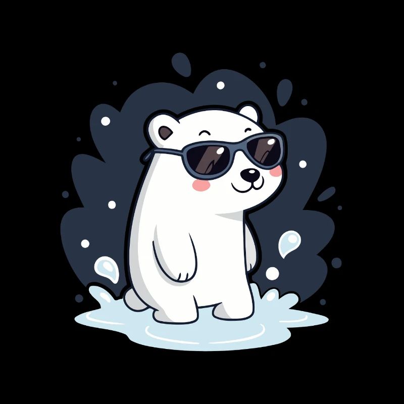 Eisbär-Spritzbrille