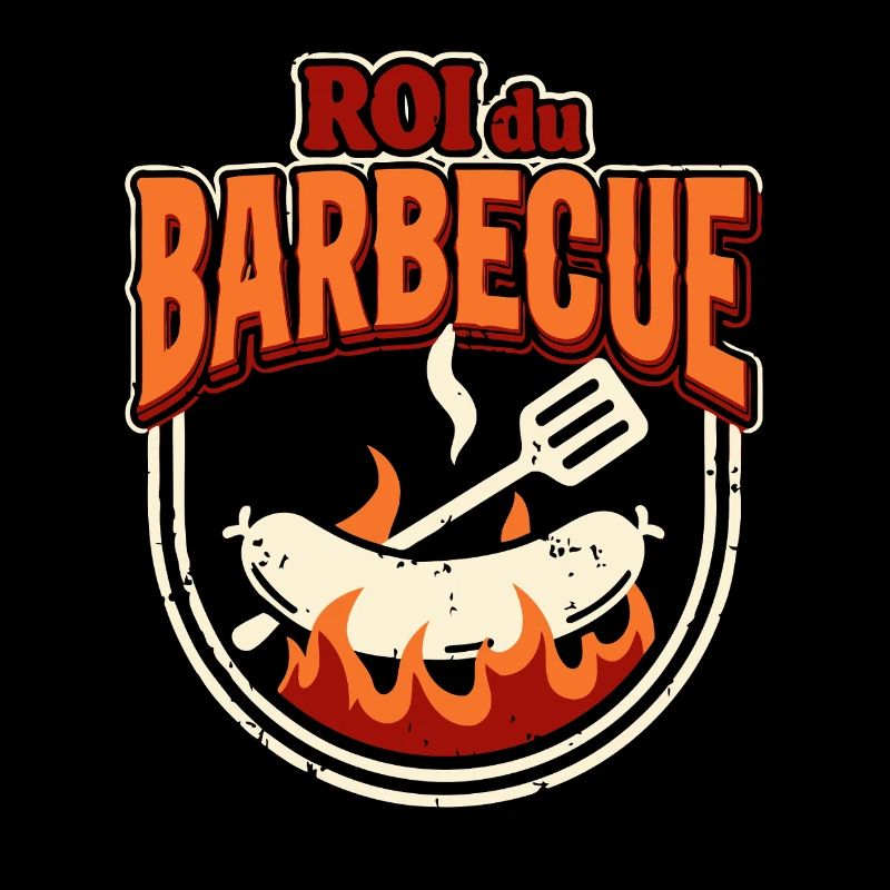 Roi du Barbecue – Logo Festif