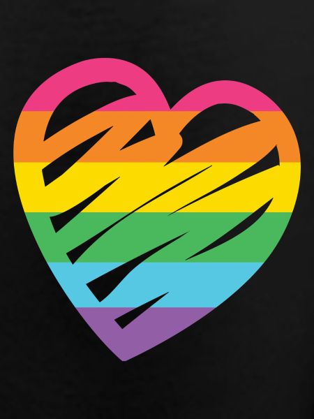 LGBTQ Rainbow Heart