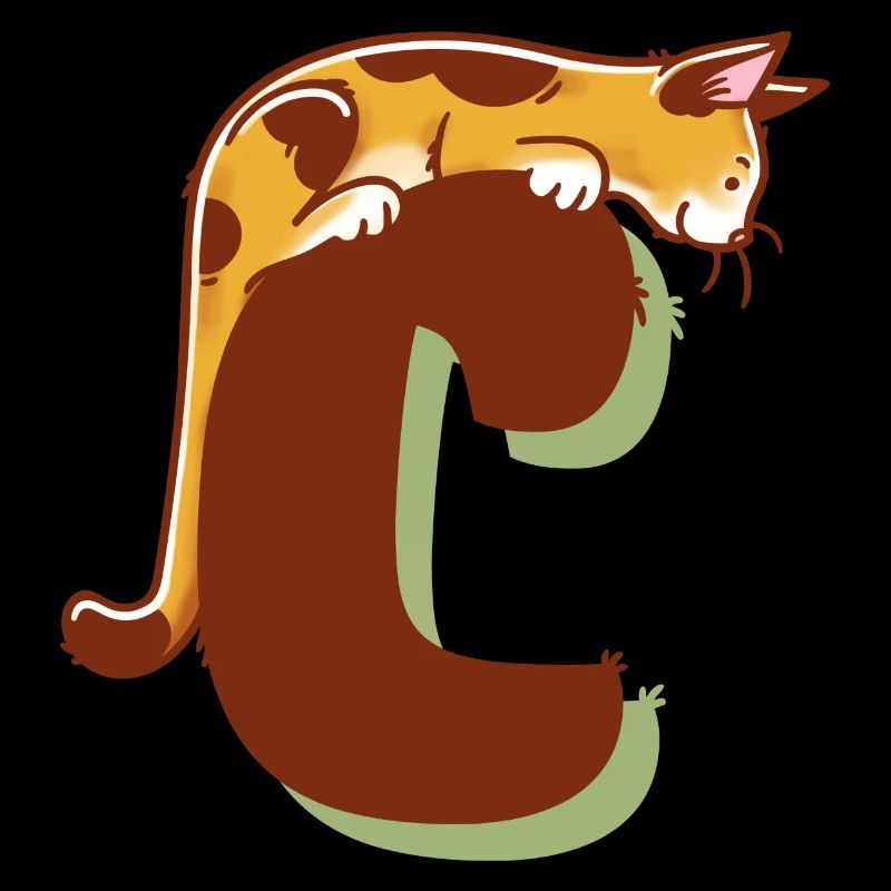 Cat Letter C