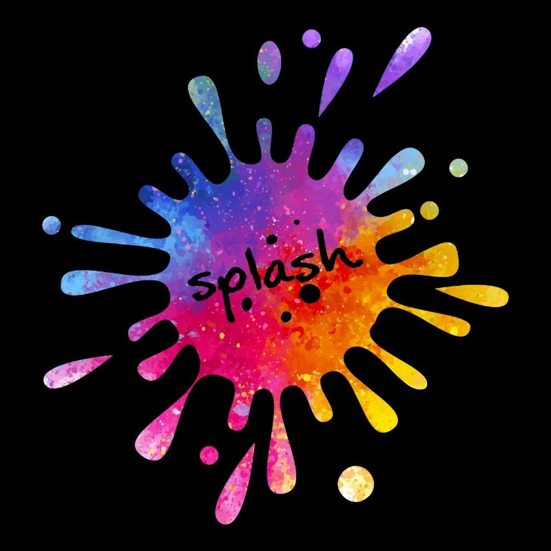 Splash - bunter Farbklecks
