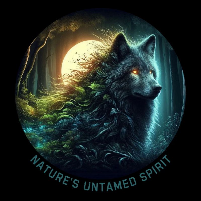 Le Loup dans la Forêt de la Nuit