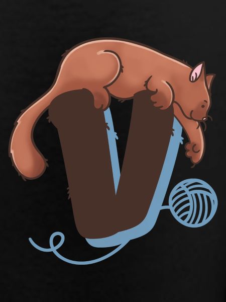 Cat Letter V