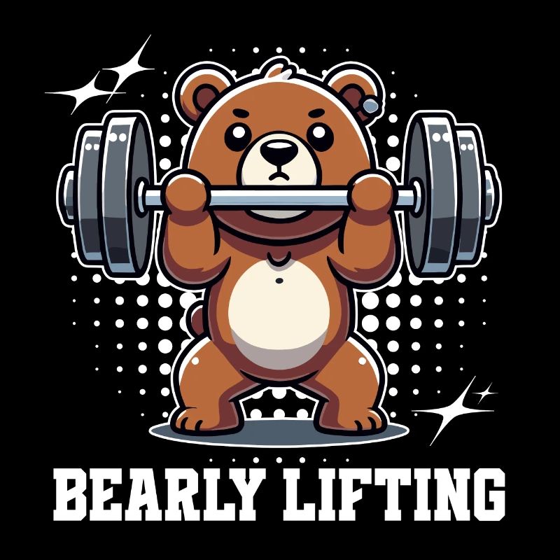 Bearly Lifting – Fun Teddy Workout Design