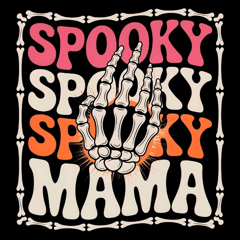 Spooky Mama Skeleton Hand